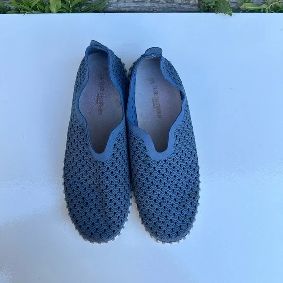 Ilse Jacobsen Blue Slip-On Flats - Picture 7 of 7